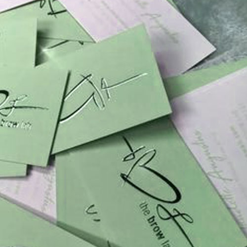 Embossed Gloss Business Cards - Image 2