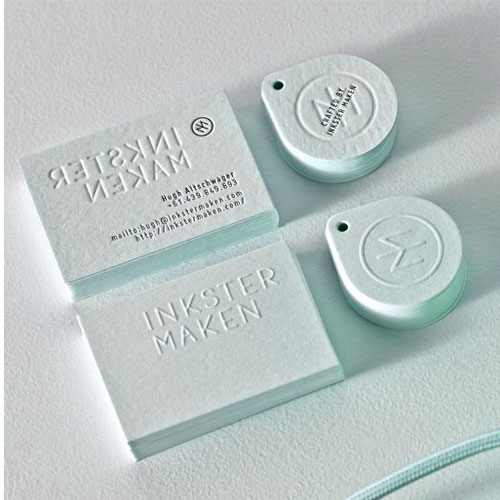 Embossed Gloss Business Cards - Image 5