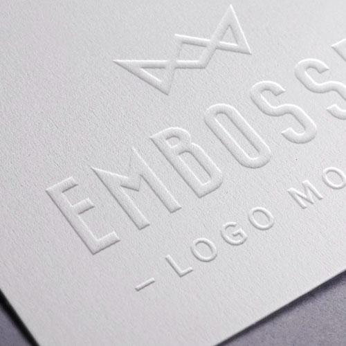 Embossed Gloss Business Cards - Image 6